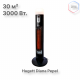 Электрический напольный обогреватель Hugett Diana Pepel