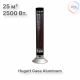 Электрический напольный обогреватель Hugett Gaea Aluminum