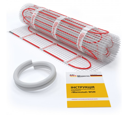 Нагревательный мат Warmstad WSM 1060 Вт 7,0 кв.м Нагревательный мат Warmstad WSM 1060 Вт 7,0 кв.м