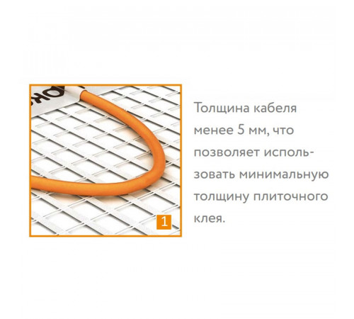 Нагревательный мат Теплолюкс TROPIX МНН 80 Вт/0,5 кв.м Нагревательный мат Теплолюкс TROPIX МНН 80 Вт/0,5 кв.м