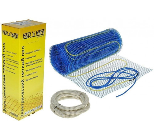 Теплый пол нагревательный мат Heat'n'Warm EcoNG150-090 (9,0 кв. м) Теплый пол нагревательный мат Heat'n'Warm EcoNG150-090 (9,0 кв. м)