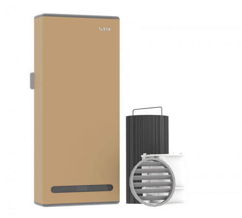 Компактная приточно вытяжная вентиляция VAKIO BASE SMART Бежевое сияние (Beige) Компактная приточно вытяжная вентиляция VAKIO BASE SMART Бежевое сияние (Beige)