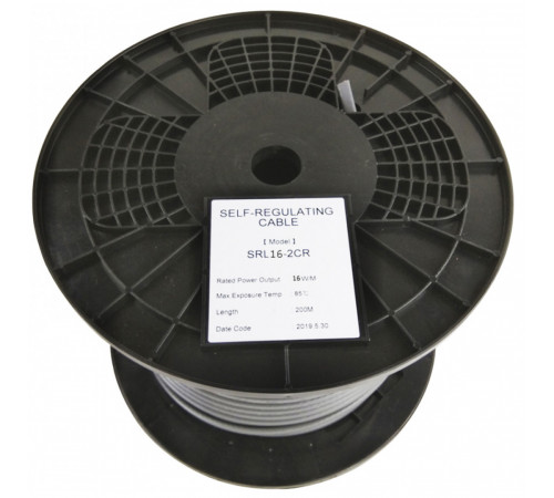 EASTEC SRL 16-2 CR, M=16W (200м/рул.), греющий кабель, пог.м. EASTEC SRL 16-2 CR, M=16W (200м/рул.), греющий кабель, пог.м.