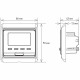 Терморегулятор E 51.716 (3.5 кВт) WiFi белый