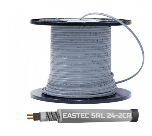 EASTEC SRL 24-2 CR, M=24W (200м/рул.), греющий кабель, пог.м. EASTEC SRL 24-2 CR, M=24W (200м/рул.), греющий кабель, пог.м.
