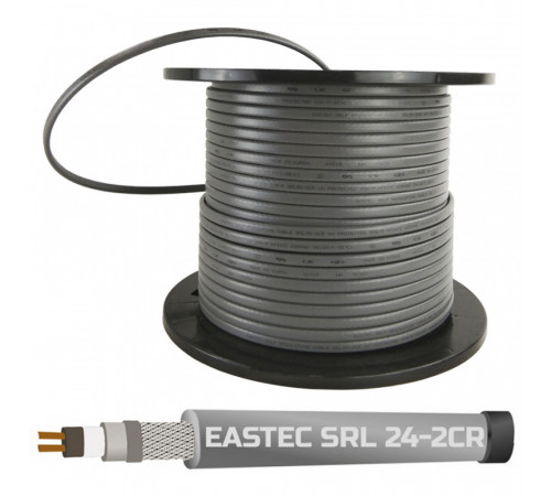 EASTEC SRL 24-2 CR, M=24W (200м/рул.), греющий кабель, пог.м. EASTEC SRL 24-2 CR, M=24W (200м/рул.), греющий кабель, пог.м.