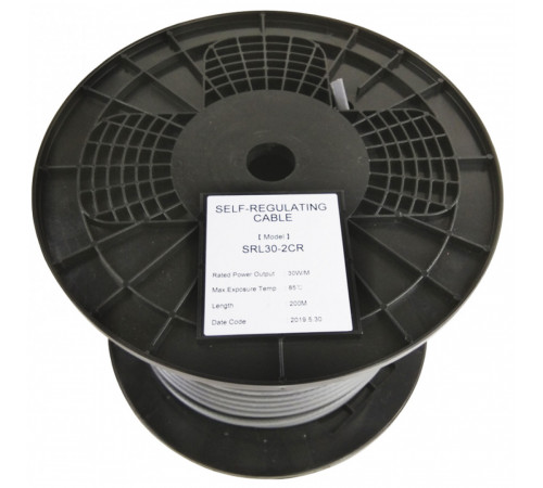 EASTEC SRL 30-2 CR, M=30W (200м/рул.), греющий кабель, пог.м. EASTEC SRL 30-2 CR, M=30W (200м/рул.), греющий кабель, пог.м.