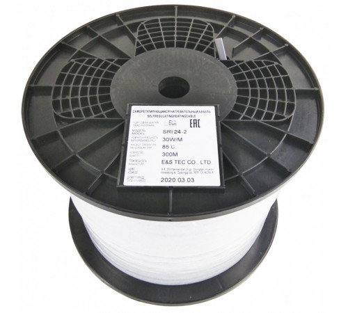 EASTEC SRL 24-2 M=24W (300м/рул.), греющий кабель без оплетки, пог.м. EASTEC SRL 24-2 M=24W (300м/рул.), греющий кабель без оплетки, пог.м.