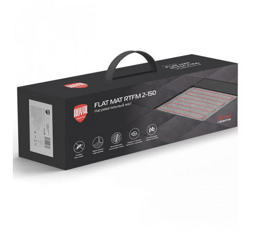 Мат нагревательный Royal Thermo Flat Mat RTFM 2-150-1,5 с терморегулятором RTO-16 Мат нагревательный Royal Thermo Flat Mat RTFM 2-150-1,5 с терморегулятором RTO-16