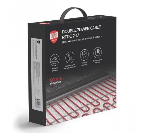 Кабель нагревательный Royal Thermo Doublepower Cable RTDC 2-17-2000 (комплект) Кабель нагревательный Royal Thermo Doublepower Cable RTDC 2-17-2000 (комплект)