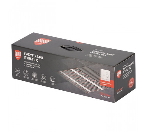 Комплект теплого пола Royal Thermo EasyFix Mat RTEM 2-180-0,5 с терморегулятором Basic Комплект теплого пола Royal Thermo EasyFix Mat RTEM 2-180-0,5 с терморегулятором Basic